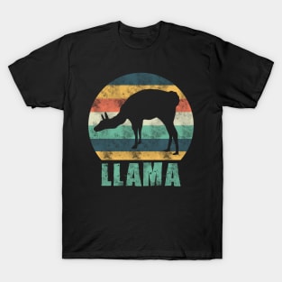 Colourful Llama Alpaca T-Shirt